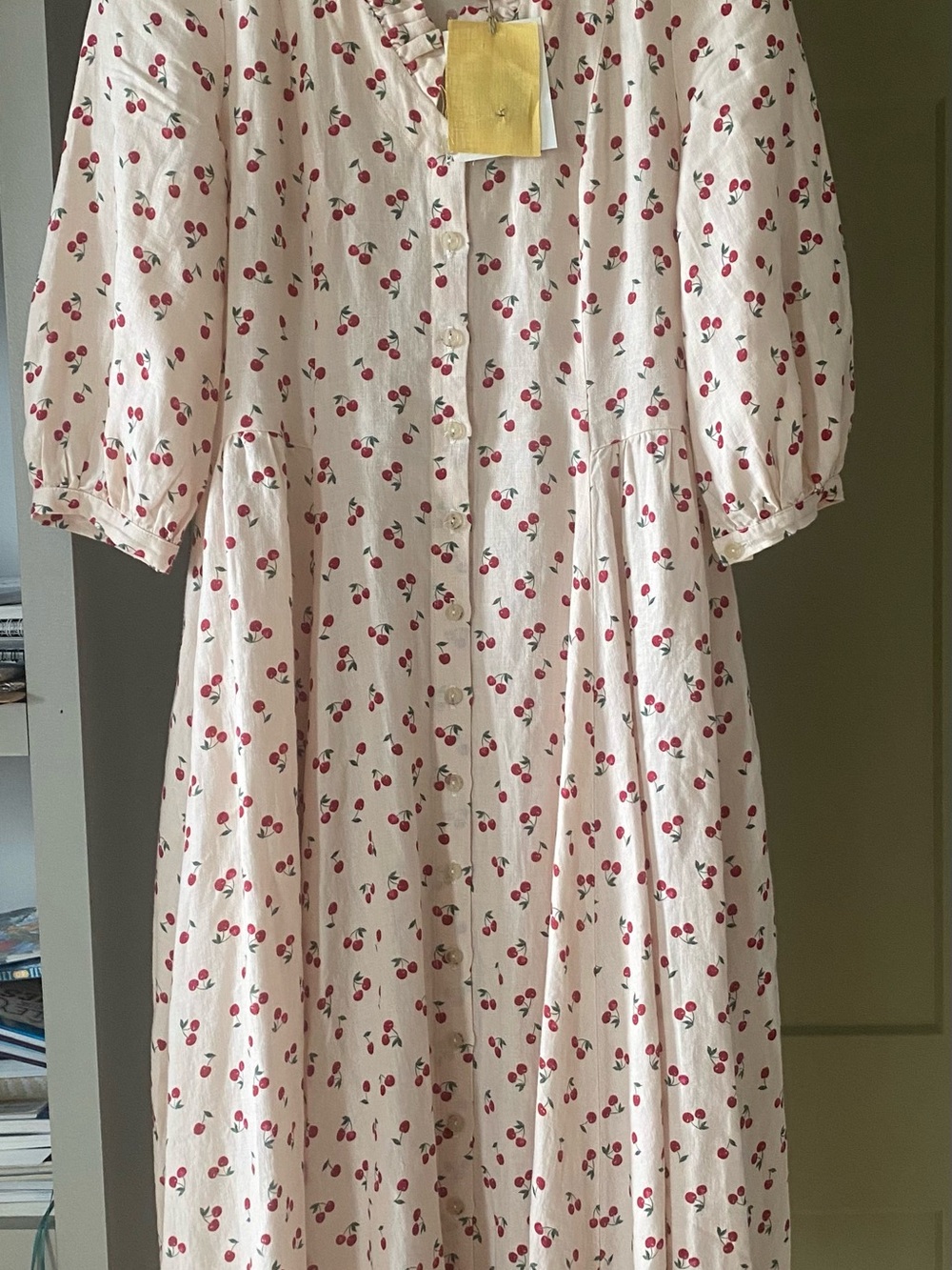 Son de Flor Ophelia Red Cherry linen - Picture 2 of 5